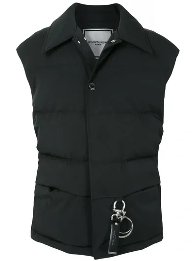 Wooyoungmi Oversized Padded Gilet In Black