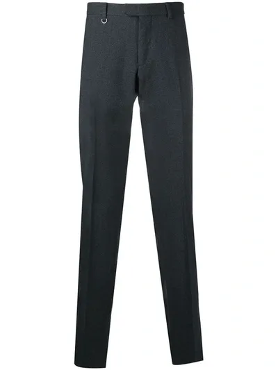 Z Zegna Slim-fit Tailored Trousers In Blue