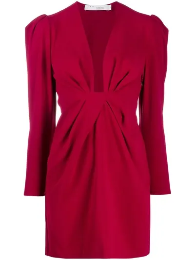 Iro Robiela Mini Dress In Red