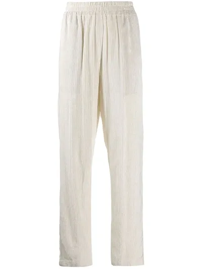 Manuel Ritz Corduroy Straight-leg Trouser In Neutrals