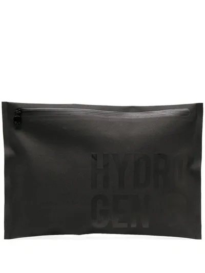 Hydrogen Logo Patch Clutch In Black