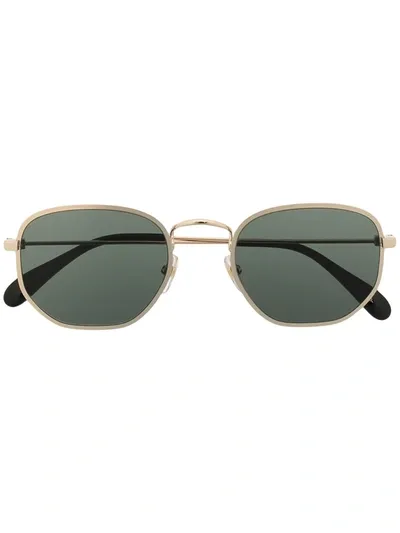 Givenchy Hexagonal-frame Sunglasses In Gold