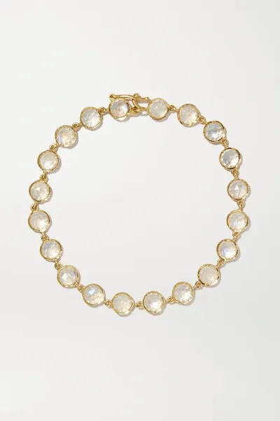 Irene Neuwirth Classic 18-karat Gold Moonstone Bracelet