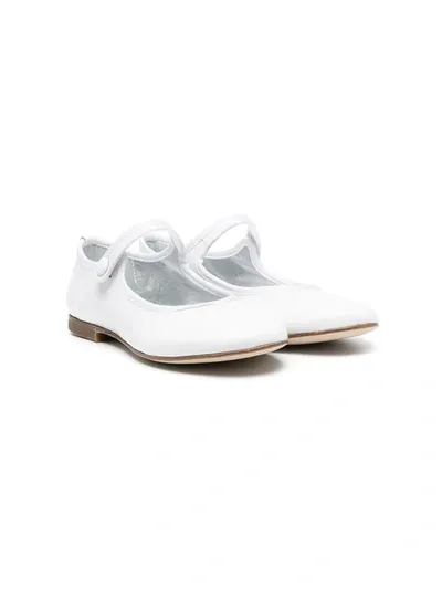 Gallucci Babies' Mary Jane Flat Shoes In White