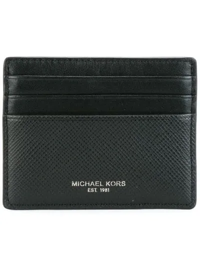 Michael Kors Classic Flat Cardholder In Schwarz