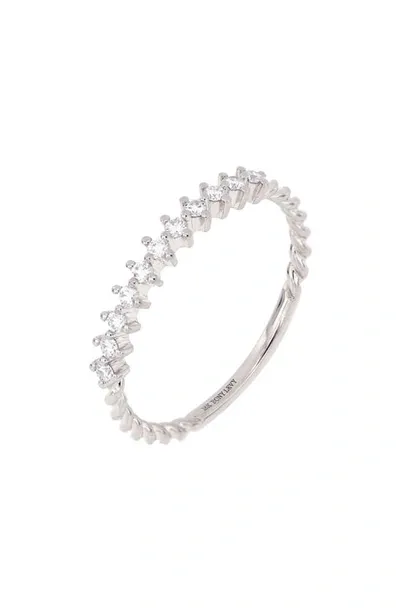 Bony Levy Rita Stackable Diamond Ring In 18k White Gold