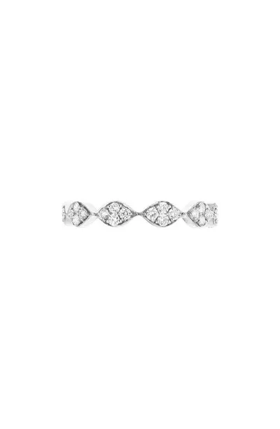 Sethi Couture Marquise Pav� Diamond Eternity Ring In White Gold