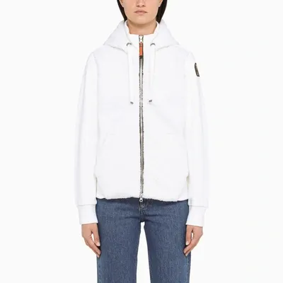 Parajumpers White Sweatshirt With Zip