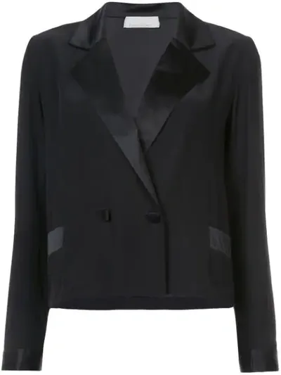 Fleur Du Mal Tailored Fitted Blazer In Black