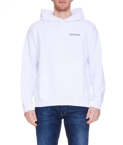 Marcelo Burlon County Of Milan Marcelo Burlon Tempera Cross Hoodie In White