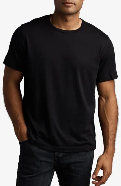 Rowan Asher Standard Cotton T-shirt In Black