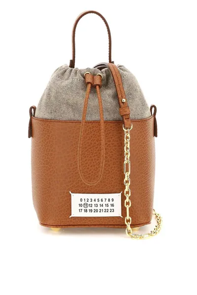 Maison Margiela 5ac Bucket Bag In Brown