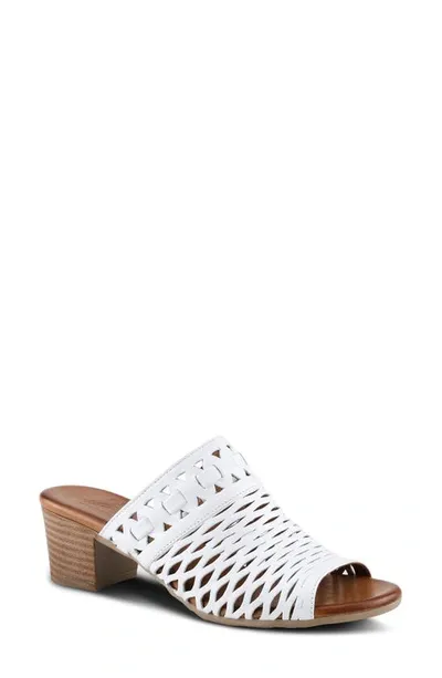 Spring Step Anika Slide Sandal In White