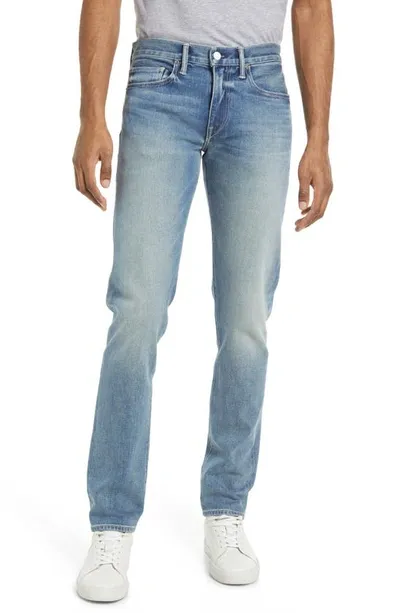 Kato The Pen Slim Straight Leg Jeans In Julian