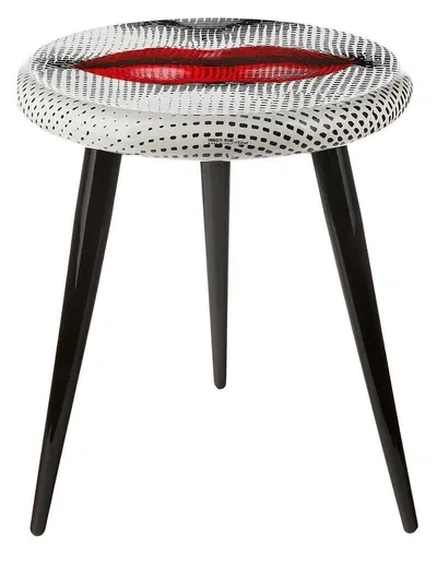 Fornasetti Bocca Stool In Grey