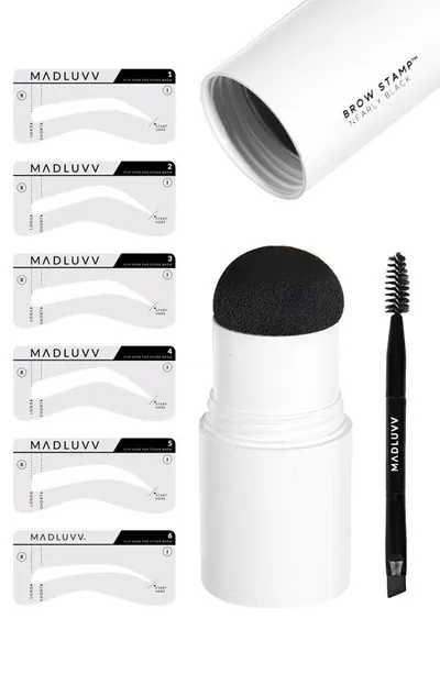 Madluvv Brow Stamp Kit In Nearly Black