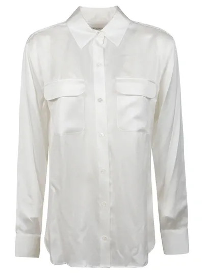 Equipment Silk Shirt In White