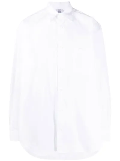 Vetements Cotton Shirt In White