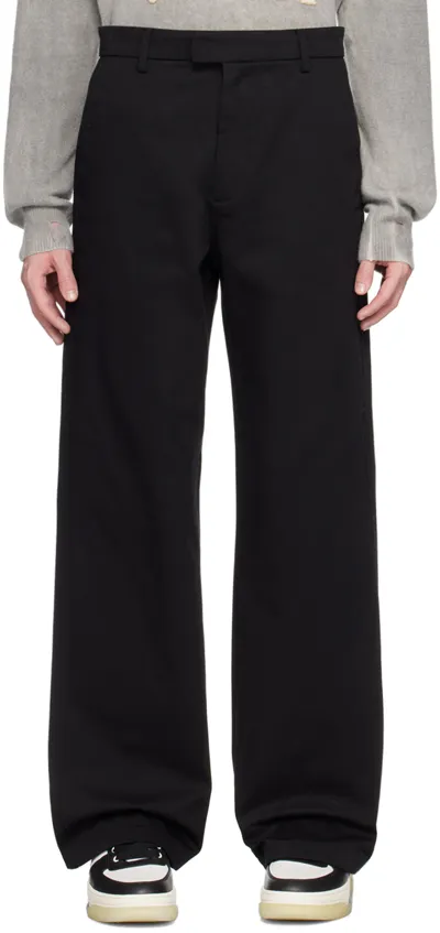 Amiri Baggy Chino Work Pant In Black