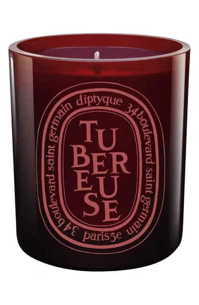 Diptyque Tubereuse Candle 1500g In Red Vessel