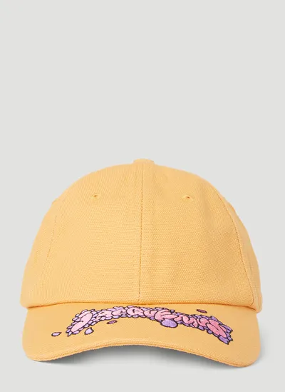 Jacquemus La Casquette Desenho Cap In Yellow