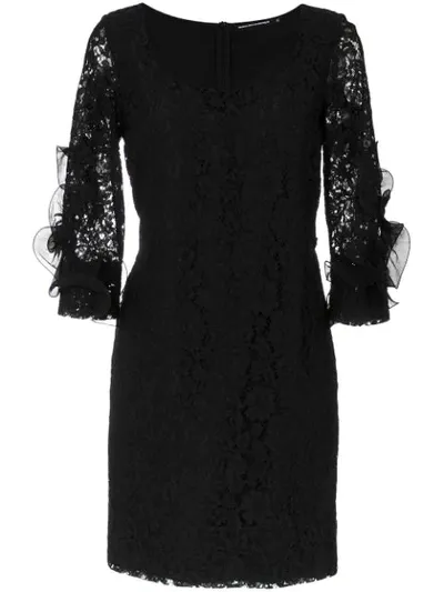 Reinaldo Lourenço Lace Dress In Black