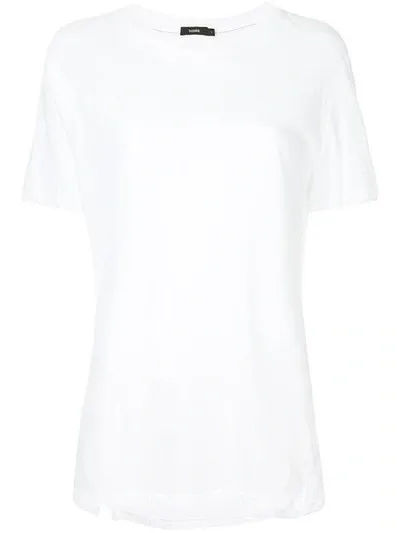 Bassike Klassisches T-shirt In White