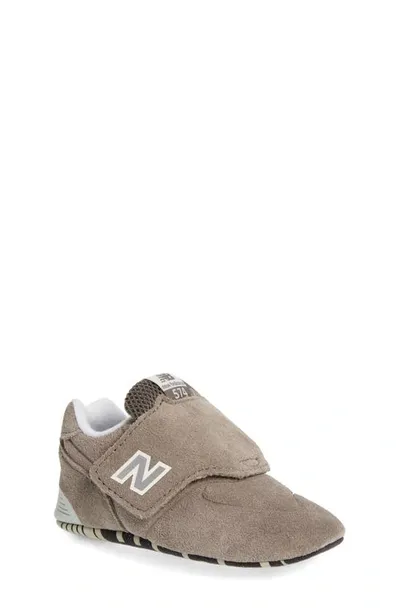 New Balance 574 Crib Shoe In Shark Skin