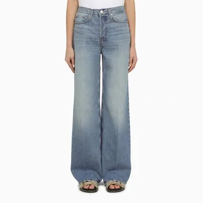 Frame Wide-leg Jeans 1978 Light Blue Denim