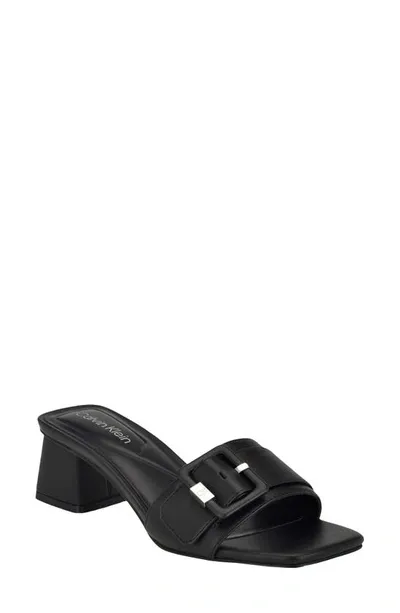 Calvin Klein Ariella Slide Sandal In Black