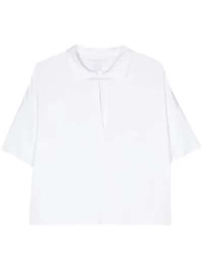 Majestic Short-sleeve Polo Shirt In White