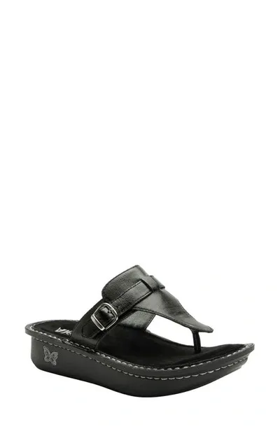 Alegria By Pg Lite Kennedi Flip Flop In Twinkle Black