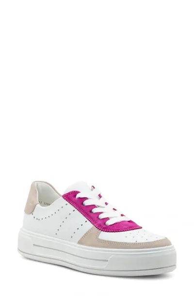 Ara Calgary Platform Sneaker In White