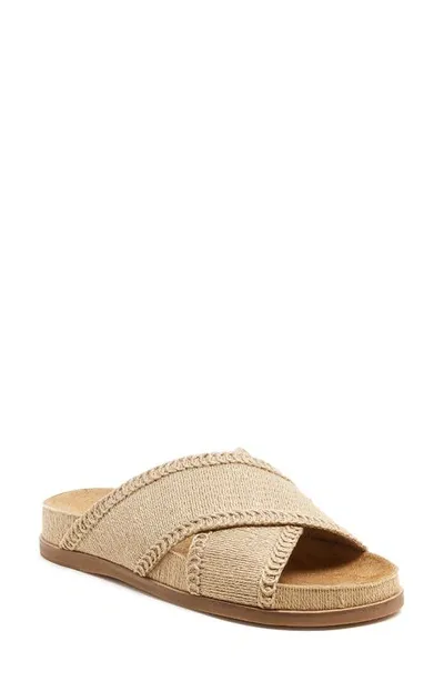 Kelsi Dagger Brooklyn Sailor Slide Sandal In Beige