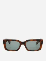 Garrett Leight Gl Square Sunglasses, 49mm In Brown