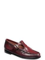 Gh Bass Mary Jane Moc Toe Loafer In Wine