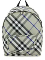 Burberry Shield Backpack In Lichen