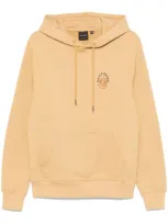 Daily Paper Mens Taos Beige Identity Branded-print Cotton-jersey Hoody