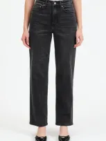 Daze Sun High Waist Straight Leg Jeans In Last Night