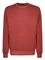 Dell'oglio Crew-neck Merino-wool Jumper In Red