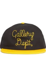 Gallery Dept. Embroidered-logo Baseball Cap In Black