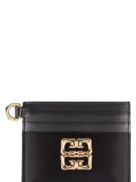 Givenchy 4geather Card Holder In Black