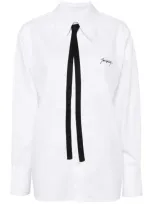 Izzue Embroidered Shirt In White