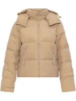 Lacoste Relaxed Down Jacket In Neutrals