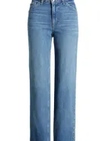 Paige Sarah High Waist Ankle Straight Leg Jeans In Provocateur