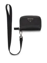 Prada Re-nylon Wallet In Black