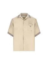 Prada Short In Beige Khaki