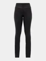 Sprwmn Micro Flare Leather Pants In Black