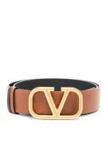 Valentino Garavani Reversible Buckle Belt H. 40 In Multicolor