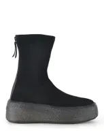 Vic Matie Suede Boots In Black